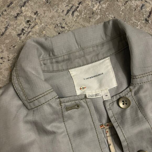 Anthropologie Piped Trucker Jacket - Picture 5 of 10